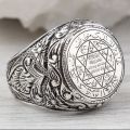 【DATA FROG Global MALL】（NEW）Vintage fashion array arabic numeral ring jewelry. 