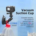 Action Camera Car Holder Bar Easy Installation Camera Suction Cup Mount Adapter Gimbal Camera Car Mounted Holder Compatible For OSMO Pocket 3 Action Camera Accessory. 