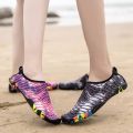 Beach Socks Shoes Men and Women Snorkeling Wading Soft Bottom Lovers Shoes Non-Slip Quick-Drying Couple Upstream Anti-Cut Swimming Shoes. 