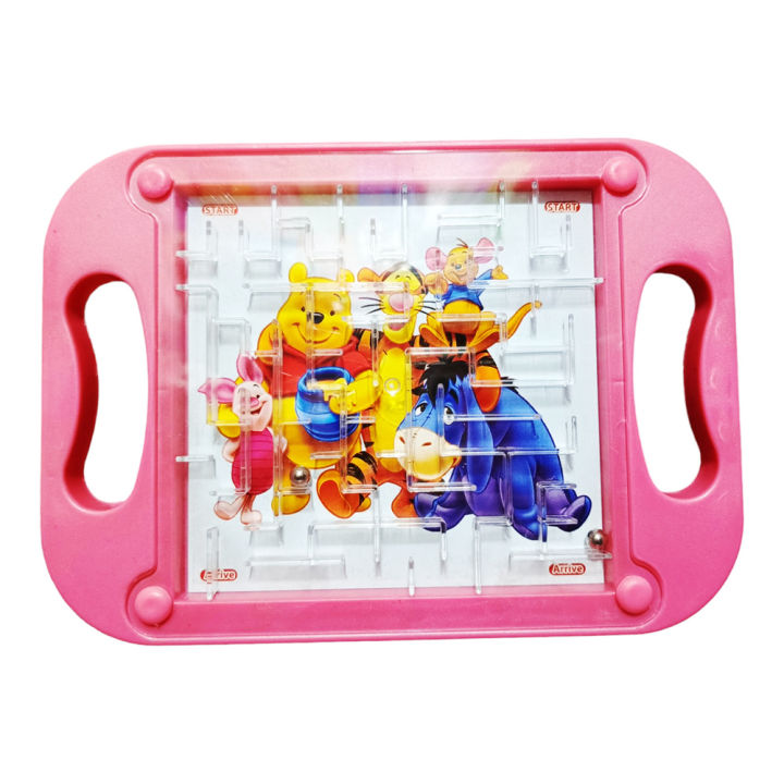 Maze Puzzle Double Balance Ball Board Game For Kids Brain Game Children 3D Educational Toy