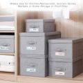 BRADOO- 300Pcs Removable Freezer Labels 1 x 3 Inch & 500x Removable Freezer Labels Food Storage Stickers (Blank White).