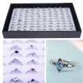 （New）Hot Woman Wholeale Lot 30pc Rhinetone Aorted ilver Plated Ring New. 