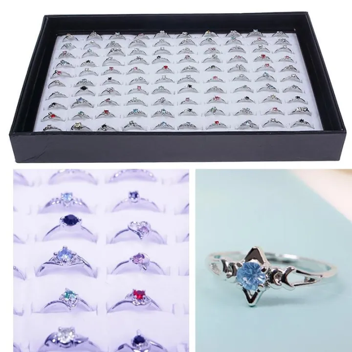 %EF%BC%88New%EF%BC%89Hot%20Woman%20Wholeale%20Lot%2030pc%20Rhinetone%20Aorted%20ilver%20Plated%20Ring%20New%20-%20Image%202