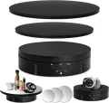 3 in 1 360 Degree Electric Turntable with Remote Control Rotating Display Photography Turntable. 