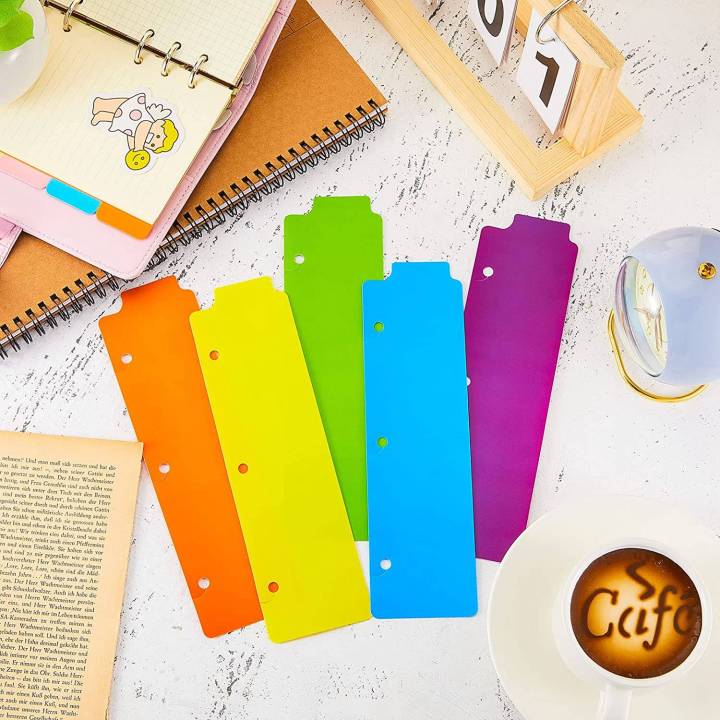 20%20Pieces%20Snap-in%20Plastic%20Bookmark%20Mini%20Binder%20Dividers%20Snap%20in%20Bookmark%20for%20Planner%20Multicolor%20Plastic%20Bookmark%20-%20Image%207
