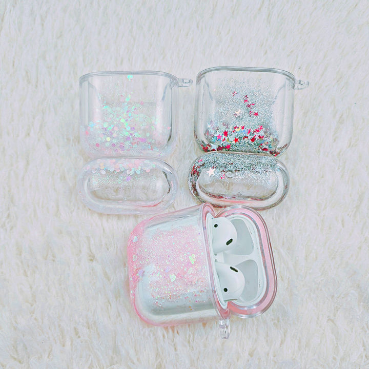 Bling%20Quicksand%20Case%20Compatible%20For%20Airpods%201/2/3%20Pro%20Wireless%20Bluetooth-compatible%20Headset%20Protective%20Cover%20-%20Image%206