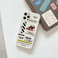 【Solitary waves】INS Hot Off AIR Sports Shoes Brand Phone Case For iphone 12 11 13Pro M X XS Max XR 7 8 Plus SNEAKERS white label soft Back Cover. 