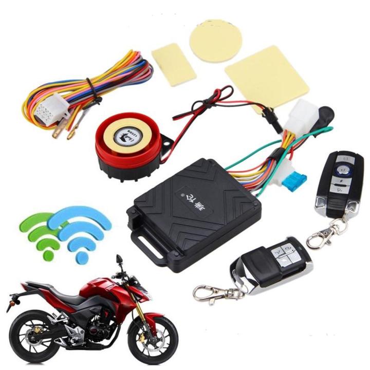 Moto honda alam system remote control motorcycle anti-theft alarm device anti-theft protection engine start pke sensing - bike accessories