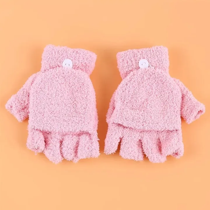 Student%20Dual-use%20Boys%20Girls%20Warm%20Winter%20Coral%20Velvet%20Gloves%20Convertible%20Flip%20Top%20Half%20Finger%20Gloves%20Knitting%20Mittens%20Killer%20Bzzo%20-%20Image%202