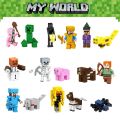 XL03 Minecraft Compatible Lego Bricks 16 Figures 16 Figures Creeper Fear Steve Cross Border Toy. 