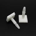 25pc Nylon Plastic Standoff Spacer Stick with Adhesive Glue Insert Lock Clip on Snap in Fixed Support PCB Board 3mm Hole.