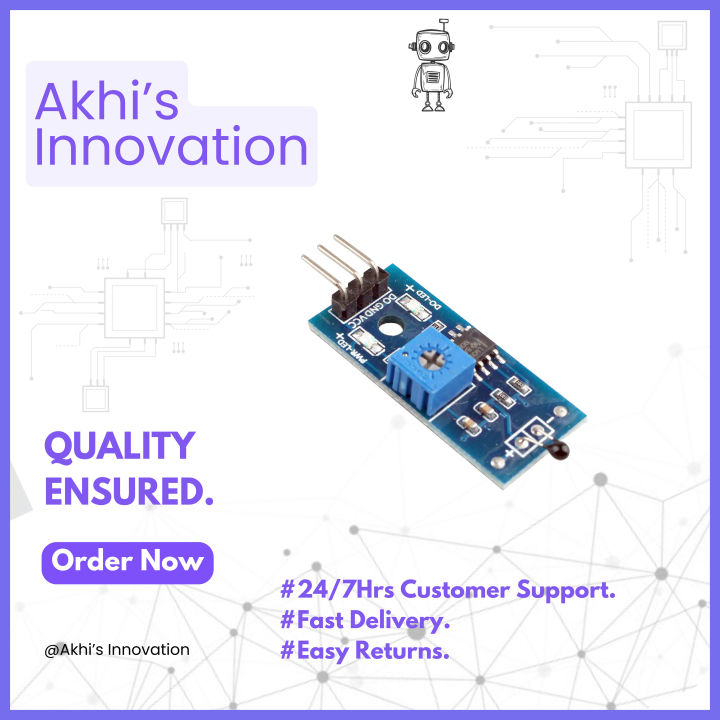 NTC Thermistor Thermal Sensor Module 3 Pin | Daraz.com.bd
