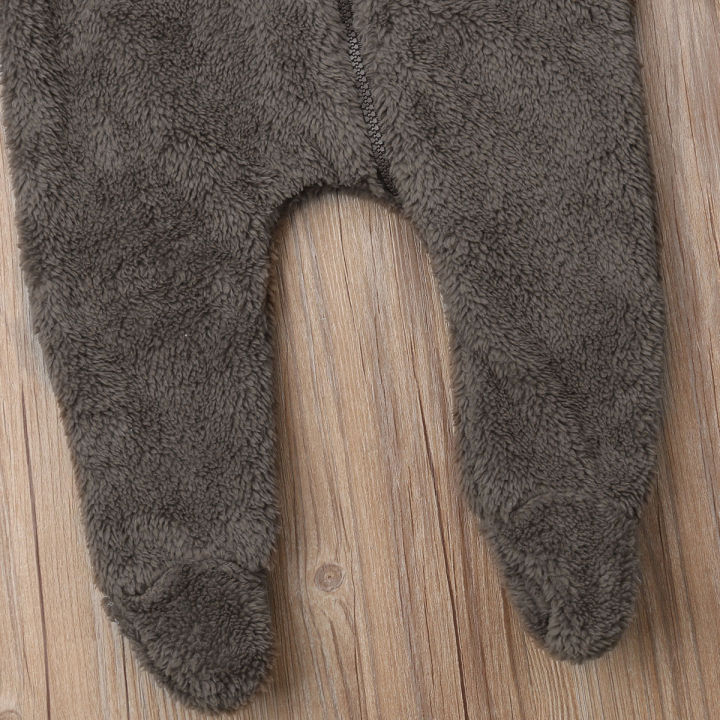 Baby%20Fashion%20Jumpsuit%20Solid%20Color%20Hooded%20Zipper%20Closure%20Long%20Sleeve%20Comfortable%20Breathable%20Casual%20Romper%20-%20Image%206