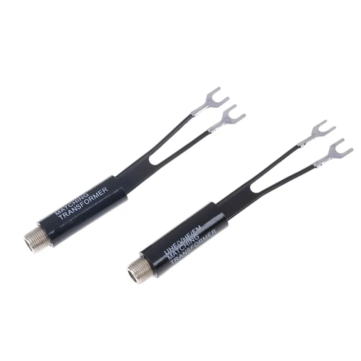 2Pcs%20UHF/VHF/FM/TV%20F%20cable%2075-300%20Ohm%20balun%20antenna%20matching%20transformer%20adapter%20-%20Image%207