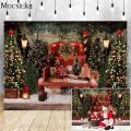 Christmas Photography Backdrop Fireplace Xmas Tree Family Portrait Photoshoot Baby Photo Background Studio Festival Decor Banner.