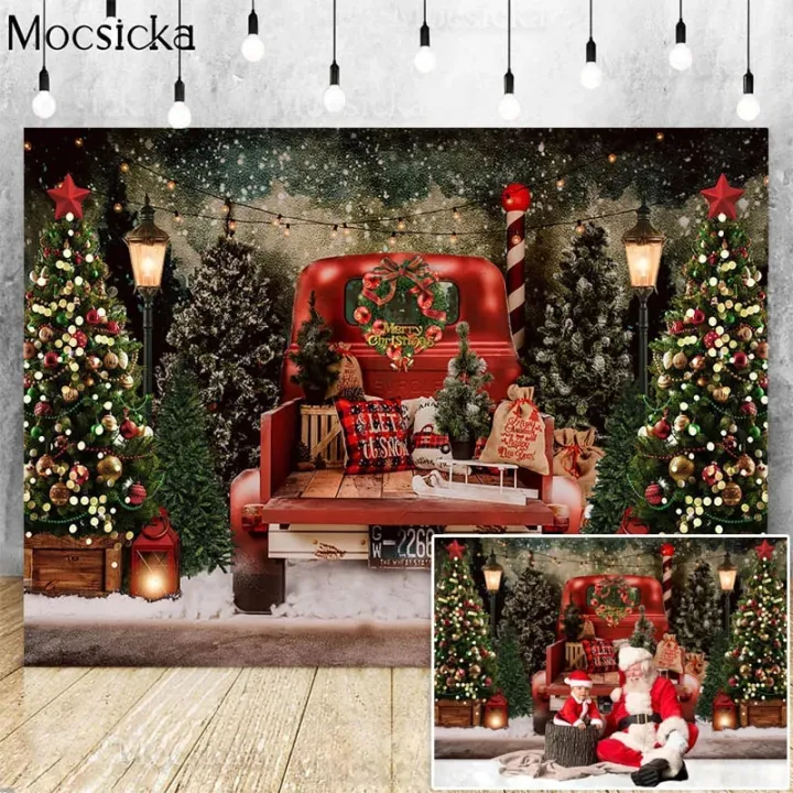 Christmas%20Photography%20Backdrop%20Fireplace%20Xmas%20Tree%20Family%20Portrait%20Photoshoot%20Baby%20Photo%20Background%20Studio%20Festival%20Decor%20Banner%20-%20Image%204