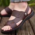 Two-Step Stylish Fashionable Soft A.T. Leather Sandal for Men from Taws Bazar. 