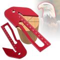 Portable Precision Right Angle Line Gauge Carpentry Square 45 Degree Center Finder Measuring Tool High Quality Center Scriber. 