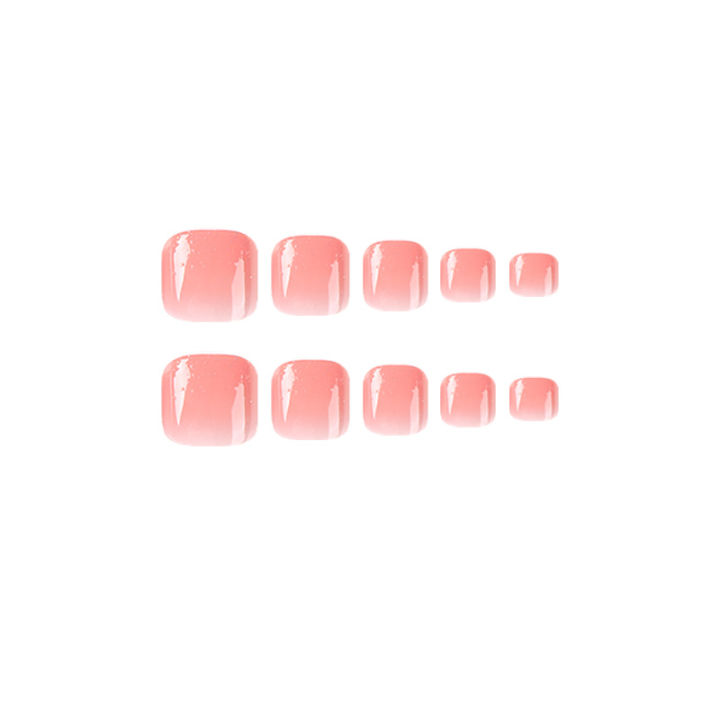 24pcs%20Sweet%20Pink%20Toe%20Nails%20Gradient%20Glitter%20False%20Toenail%20Full%20Cover%20Wearable%20for%20Girl%20Women%20Summer%20Artificial%20Toenail%20Tips%20-%20Image%205
