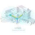 TP-Link Deco X50 1 Pack AX3000 Whole Home Mesh WiFi 6 System Covers up to 3,000 Sq.Ft Supports up to 150 devices with Gigabit ports. 