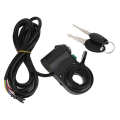 Handlebar Switch Automatic Identification Multifunction Thumb Lock Cruising Electric Bike Voltage Display. 