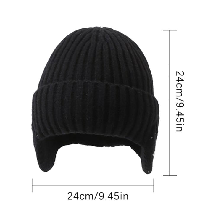 New%20Unisex%20Add%20Velvet%20Lined%20Winter%20Knitted%20Hat%20With%20Earflap%20Fashion%20Beanie%20Hats%20For%20Men%20Women%20Outdoor%20Classic%20Keep%20Warm%20Cap%20Demoo%20-%20Image%202