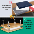 Book Press Bookbinding, Wooden Bamboo Book Press, Portable Press Kits for Bookbinding Supplies. 
