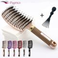 Detangle Hairbrush Women Hair Brush Massage Comb Anti Klit Brushy Haarborstel Scalp Curly Combing brushes Hairdressing Tools.