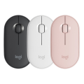 LOGITECH PEBBLE WIRELESS MOUSE M350, Pebble M350 Wireless Bluetooth Mouse Mini&Thin 1000DPI 100g High Precision Optical Tracking Unifying Colorful. 