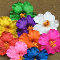 Bohemian Hibiscus Flower Hair Clip For Women Girls Beach Style Clip Artificial Floral Hairpin Resort Seaside Hair Accessories.