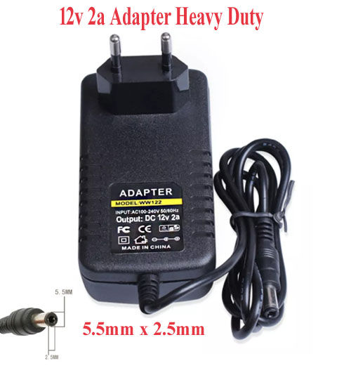 CC Camra UPS Multi use for Power Adaptor for 12V 2A Power Adapter AC100-240V 24W Power Supply for CCTV Camera DVR LED light Router, Route UPS.