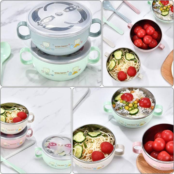 Baby%20Feeding%20Bowl%20with%20Lids%20Stainless%20Steel%20Insulated%20Bowl%20Spoon%20Set%20Children%20Tableware%20Cartoon%20Printed%20Easy%20To%20Clean%20Children%20Food%20Bowl%20-%20Image%206