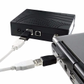 2 PCS Ethernet to USB Adapter RJ45 Ethernet Male to USB Female Converter 10Mb/100Mbs Network Connector for Laptops Computers.