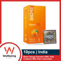 Skore Orange Flavored 1500+ Dots Condoms for Men With Extra Lubrication | 10pcs Pack | India.