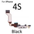 Bottom Charger Port Dock For iPhone 5 5S 5C 4 4S USB Plug Charging Connector With Microphone Headphone Audio Jack Flex Cable.