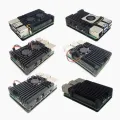 Raspberry Pi 5 Generation Shell Raspberry Pi 5 Active Cooling Heat Dissipation PWM Speed Control Fan Metal Armor Shell. 