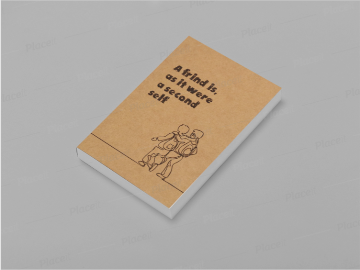 Papertree%20Vintage%20A5%20Notebook%20Sketchbook%20Drawing%20Sketchpad%20A%20Friend%20As%20Is%20Perfect%20for%20Graphite%20Colour%20Pastel%20and%20Charcoal%20Art%20-%20Image%202