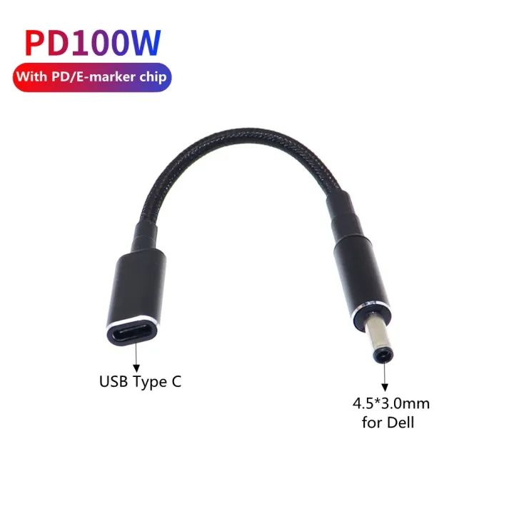 Type%20C%20to%204.5x3.0mm%20Plug%20Converter%20100W%20USB%20C%20PD%20Fast%20Charging%20Cable%20for%20HP%20/%20Dell%20Laptop%20Charger%20DC%204.5*3.0%20-%20Image%203