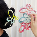 New Bow Knot Giant Hair Claw Colorful Big Hair Claw Clips Hair Accessories for Girls. 