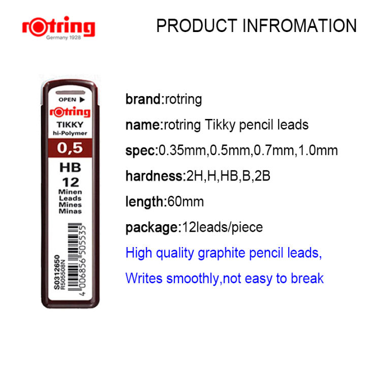 Rotring%200.35mm/%200.5mm%200.7mm/1.0mm%20Mechanical%20Pencil%20Lead%20Automatic%20Pencil%20Refills%201%20piece%20-%20Image%205