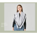 (Local) Silk Scarf/Women Summer Satin Silk Bandana Head Wrap/Bright Headkerchiefs For Ladies/90x90cm/90g.