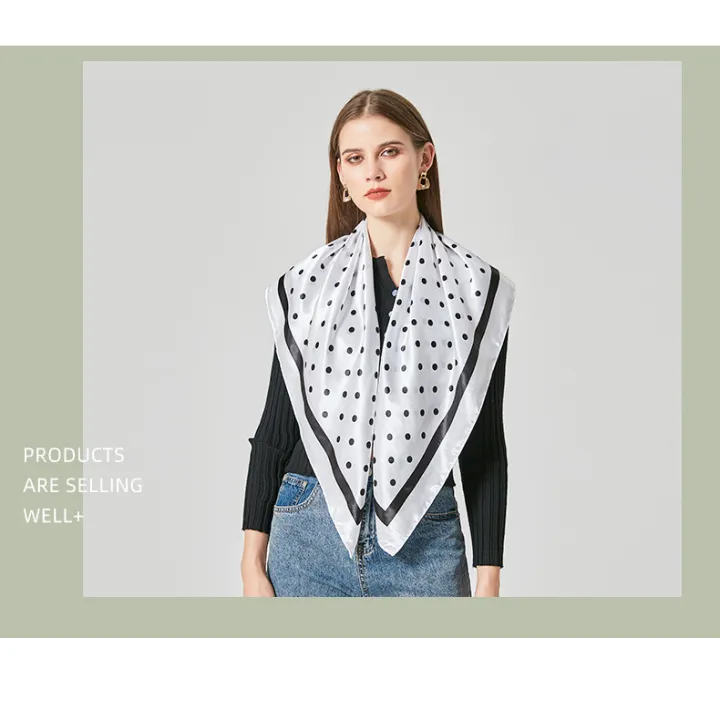 (Local)%20Silk%20Scarf/Women%20Summer%20Satin%20Silk%20Bandana%20Head%20Wrap/Bright%20Headkerchiefs%20For%20Ladies/90x90cm/90g%20-%20Image%203
