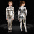 Zawaland Child Robot Costume Punk Front Zipper Zentai Suit Boy Girl 3D Cosplay Party Clothes Catsuit Jumpsuit Festival Outfit.