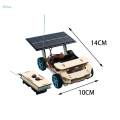 Wooden Solar Model Cars, Science Kits for Kids, Electronic Assembly Solar Powered Toy Kits. 