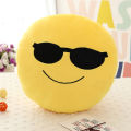 Stuffed Toys QQ emoji hand warmer pillow doll can be inserted emoji spoof emoji doll plush toy can add logo.