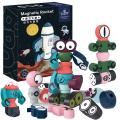 Magnetic Robots Building Block Set Planet Guardian Robot Diy Stacking Deformation Robot Toy Educational Play For Children Gift.