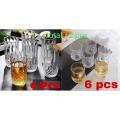 Combo sets, glass set -shorbot + water glass- 6+6 =12 full set.