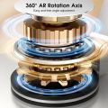 Aluminium Alloy 360° Rotating Folding Adjustable Phone Stand - Metal Holder for iPad, Tablet, Mobile.