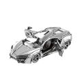 Model 3D Puzzle Metal Model Kit Hypersport Racing Car Assembly Model DIY 3D Cut Model Puzzle Toys for Adult ， 3D Puzzle. 