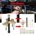 KOGEEK 13Pcs Harmonic Balancer Puller Kit Steering Wheel Puller/Installer Crankshaft Pulley Tool for Automotive Repairs. 
